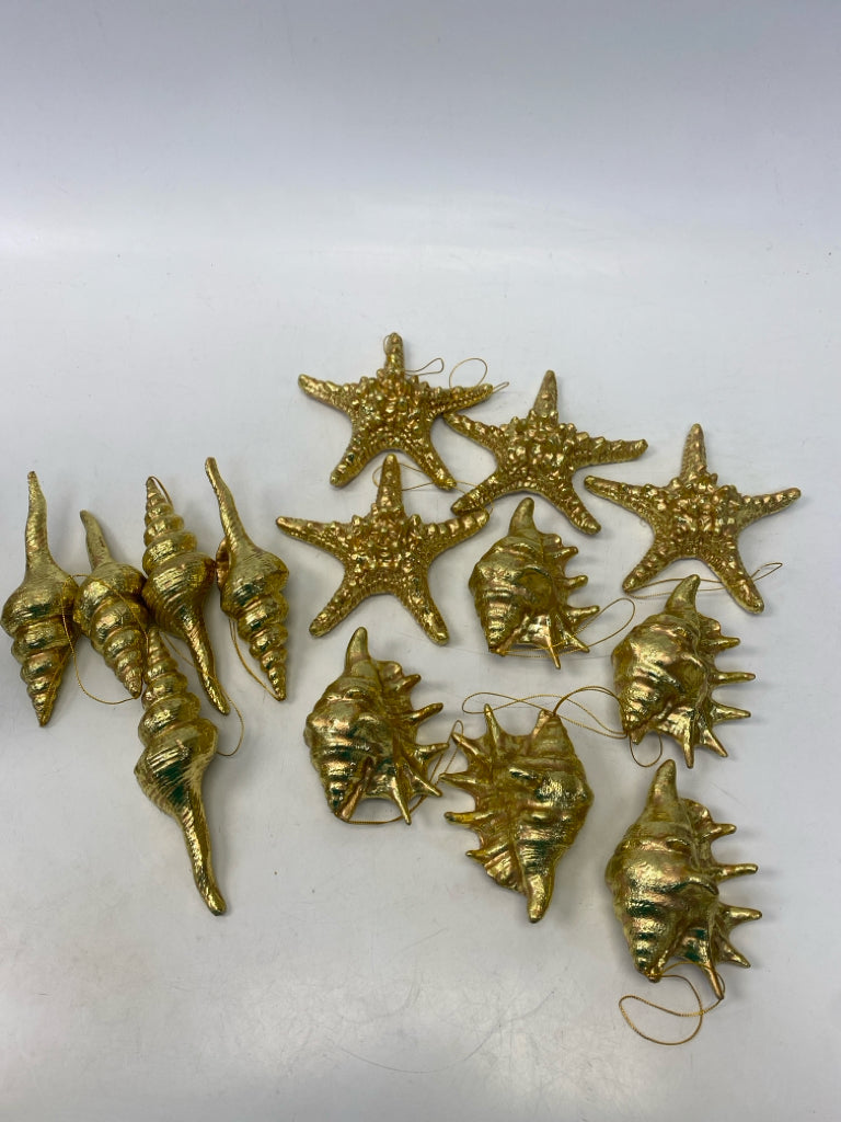 Gold Assorted Ornaments