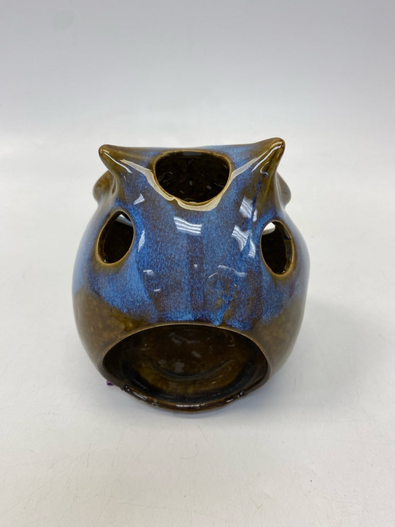 Brown Blue Candleholder(s)