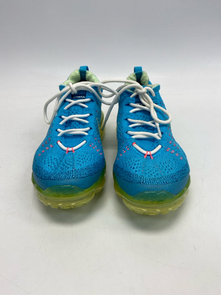 Nike  Size 8 Blue Green/White Lace-up Sneakers