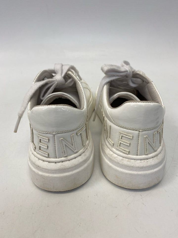 Valentino EU Size 38 US Size 8 White Lace-up Sneakers