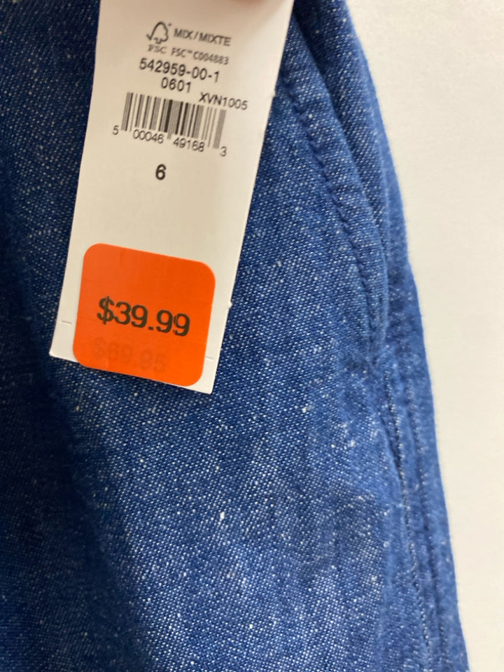NWT Gap Size 6 Blue Ladies Pants