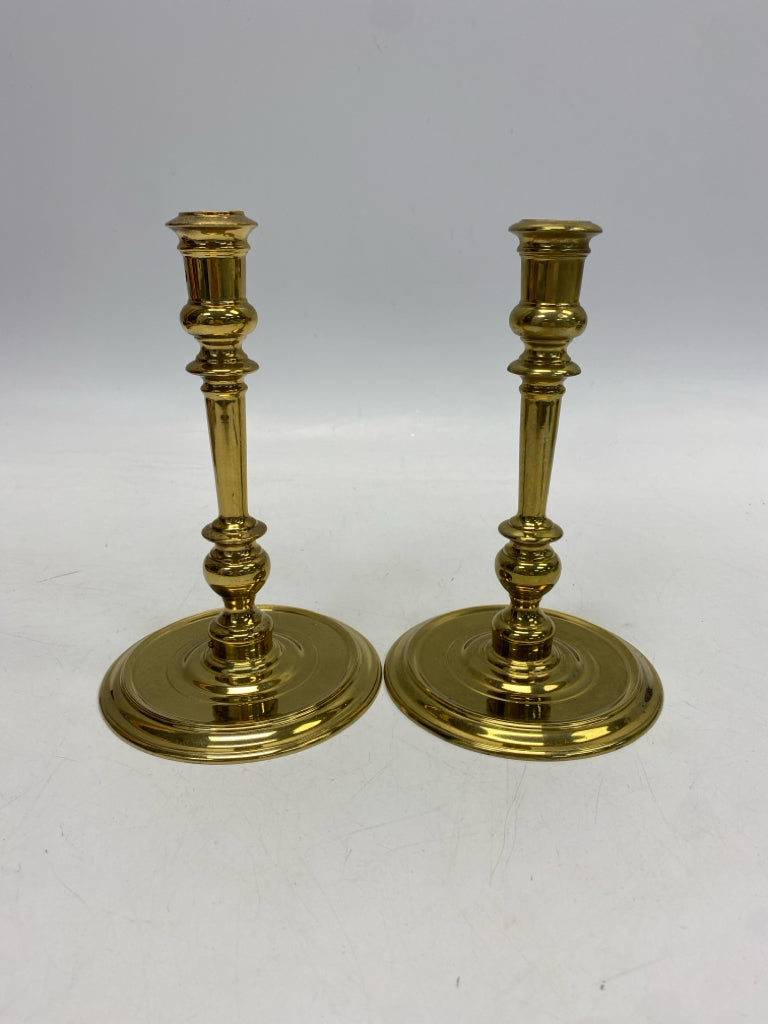 Virginia Metalcrafters Brass Candleholder(s)