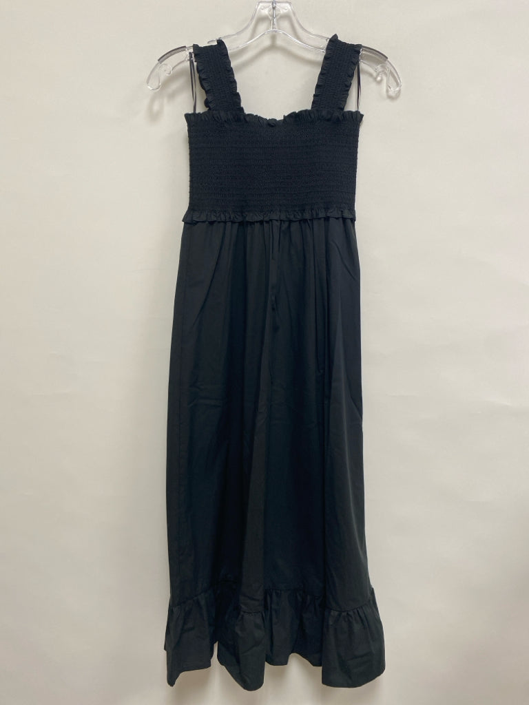 NWT Rails Size XS Black Smocking Sleeveless Ladies Dress
