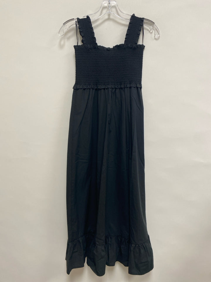 NWT Rails Size XS Black Smocking Sleeveless Ladies Dress