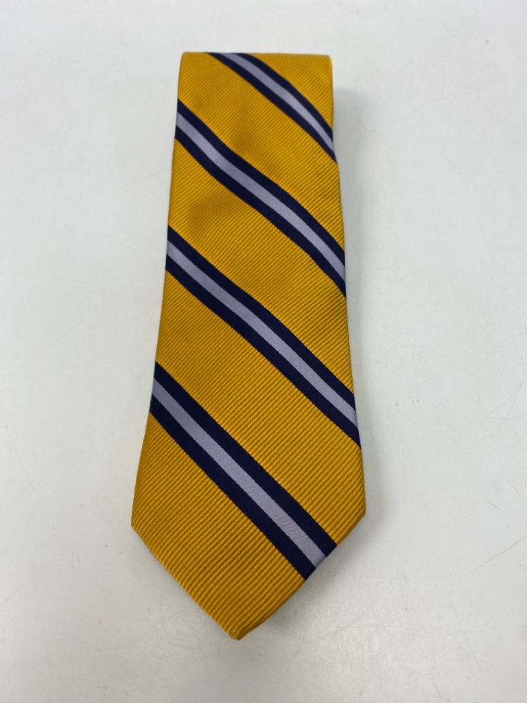 Robert Talbott Yellow Navy/Blue Striped Men&