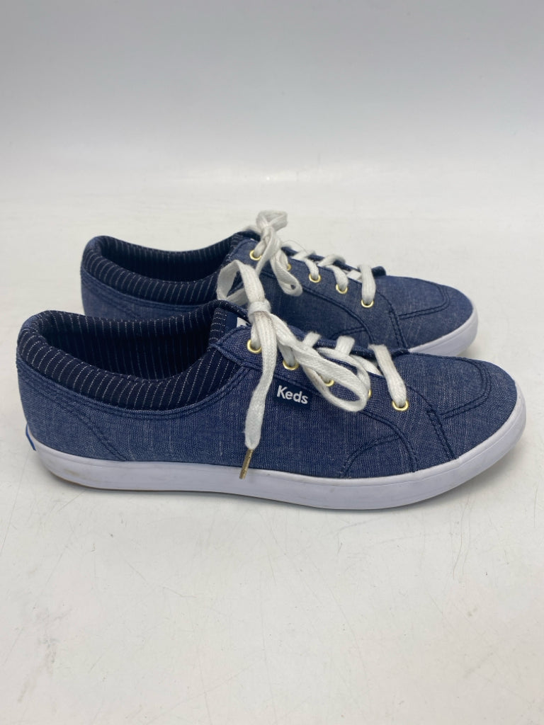 Keds US Shoe Size 7 Blue Lace-up Sneakers