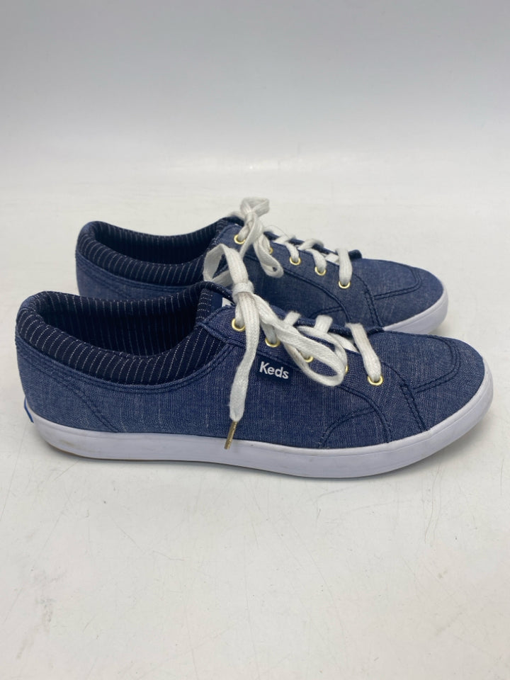 Keds US Shoe Size 7 Blue Lace-up Sneakers