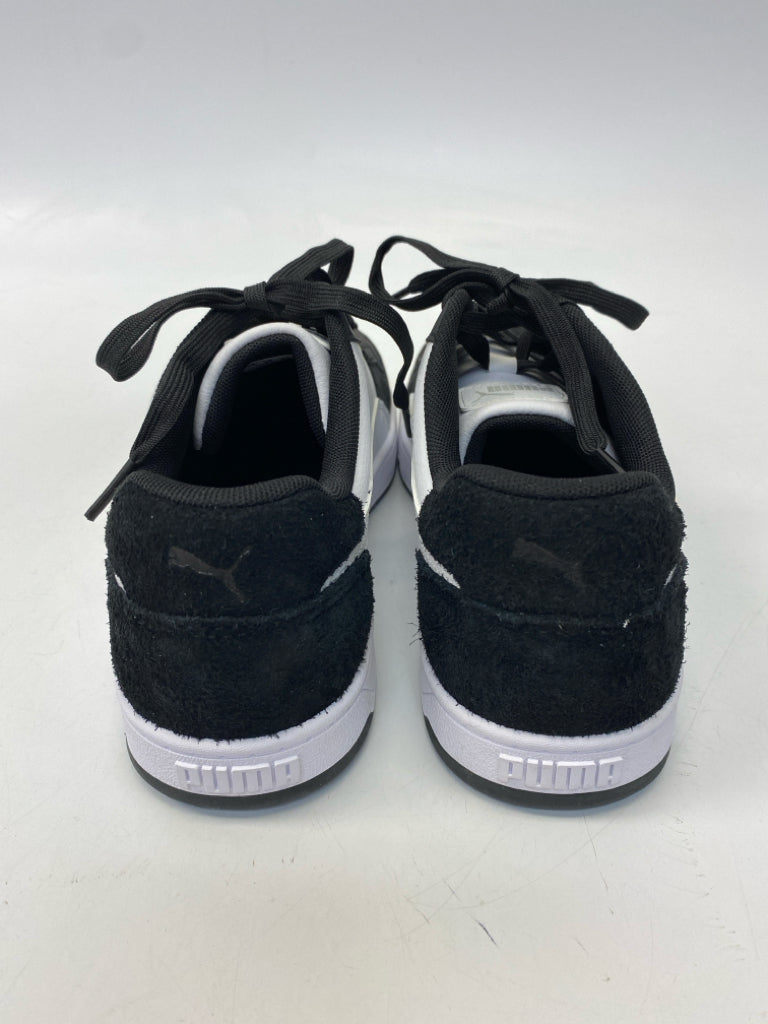 NWOT Puma Size 8.5 Black White Lace-Up Men&
