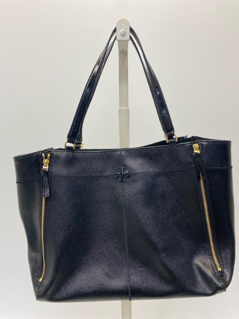 Tory Burch Black Zipper Handbag