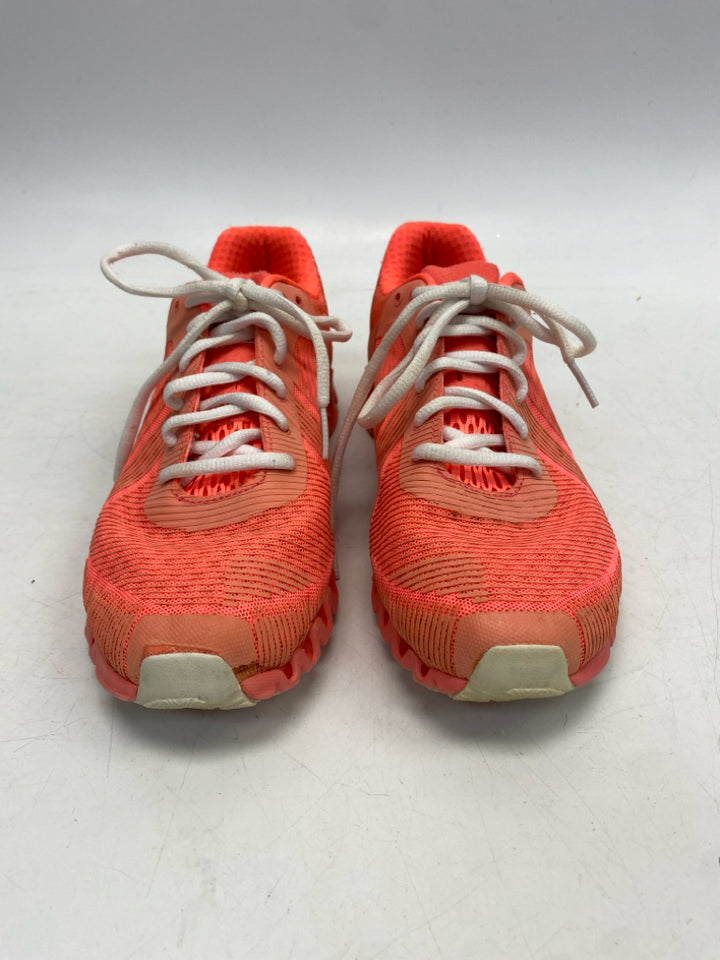 Reebok US Shoe Size 7 Neon Coral Lace-up Sneakers