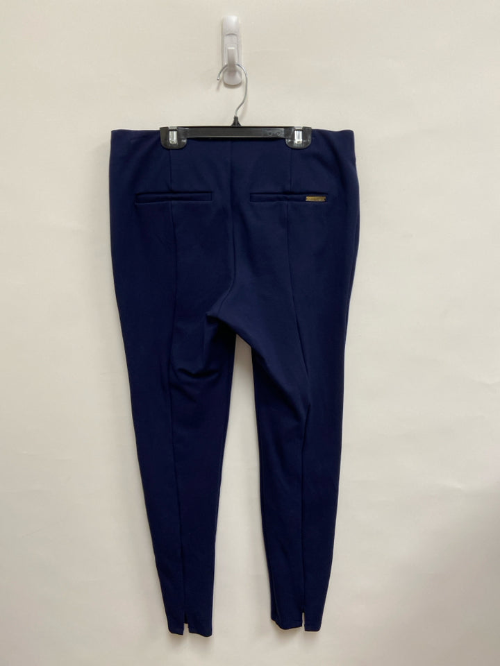LILLY PULITZER Size L Navy Pull-on Ladies Pants
