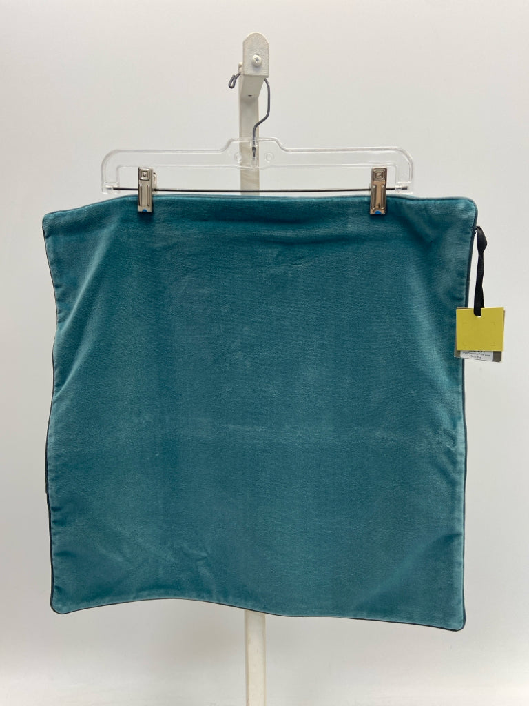 NWT Teal Blue Velvet Pillow Cover
