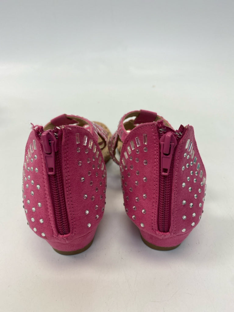 Size 8 Pink Rhinestone(s) Sandals