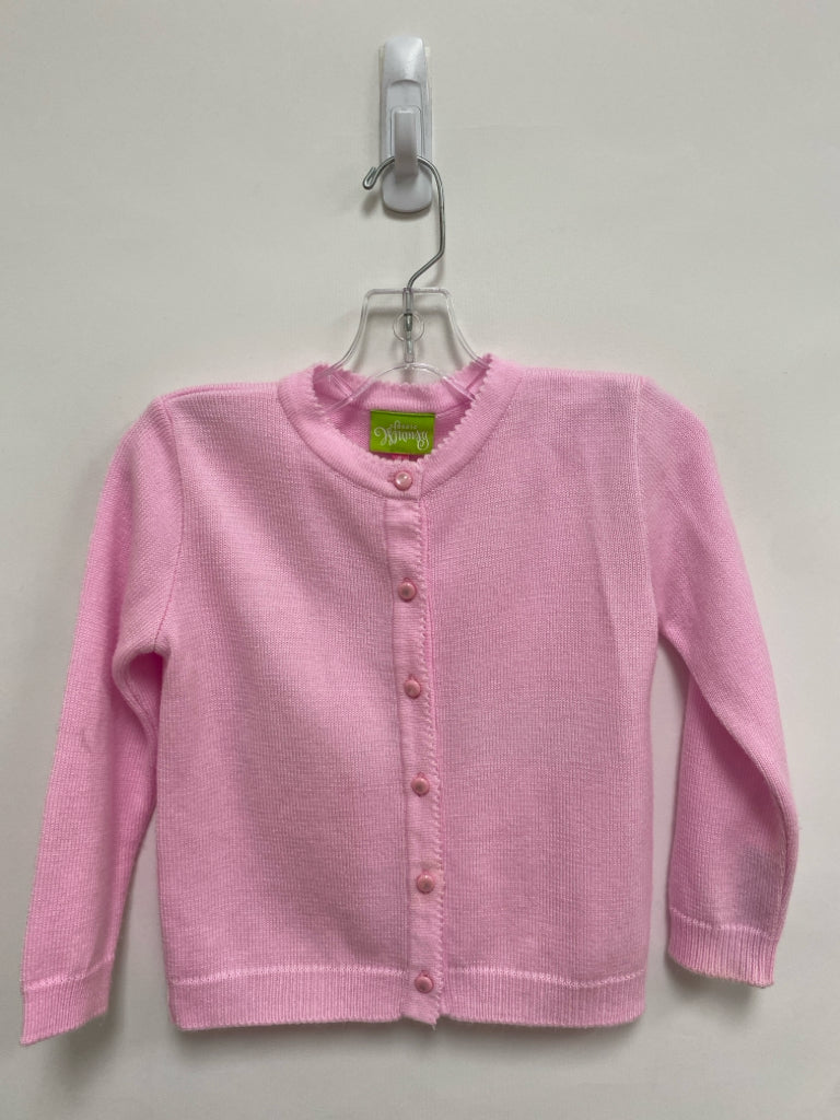 Classic Whimsy SIZE 6 Pink Cardigan Girl&