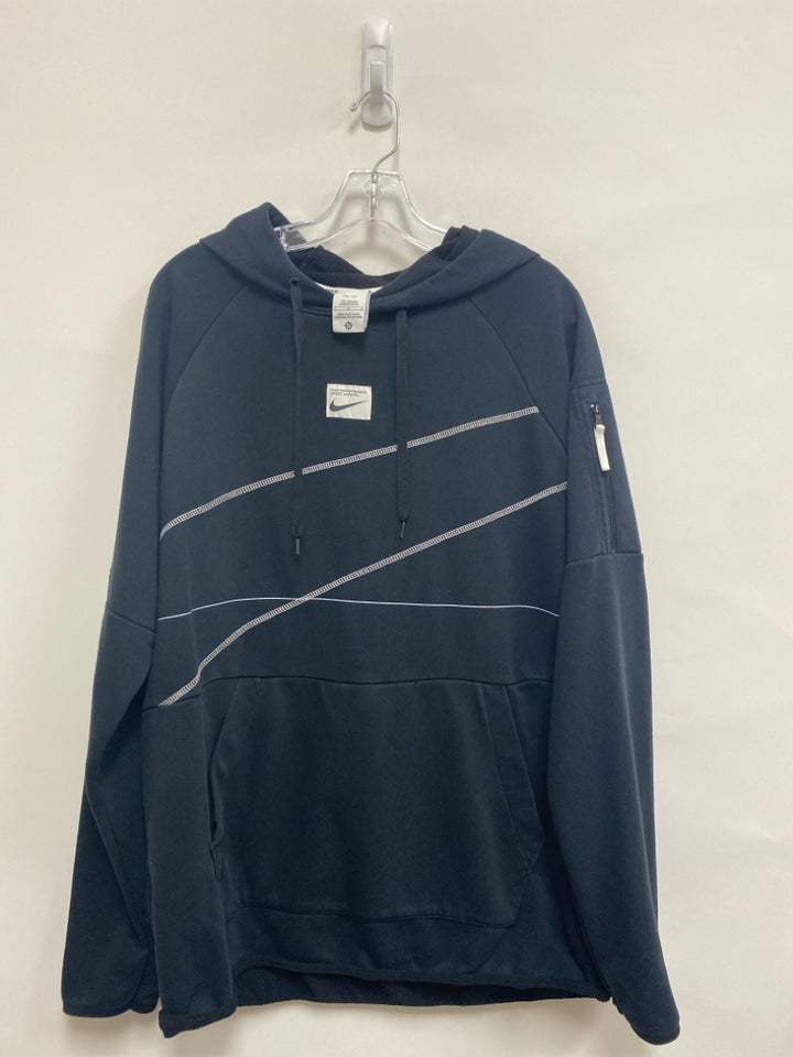 Nike Size L Black Stitching Hooded Men&