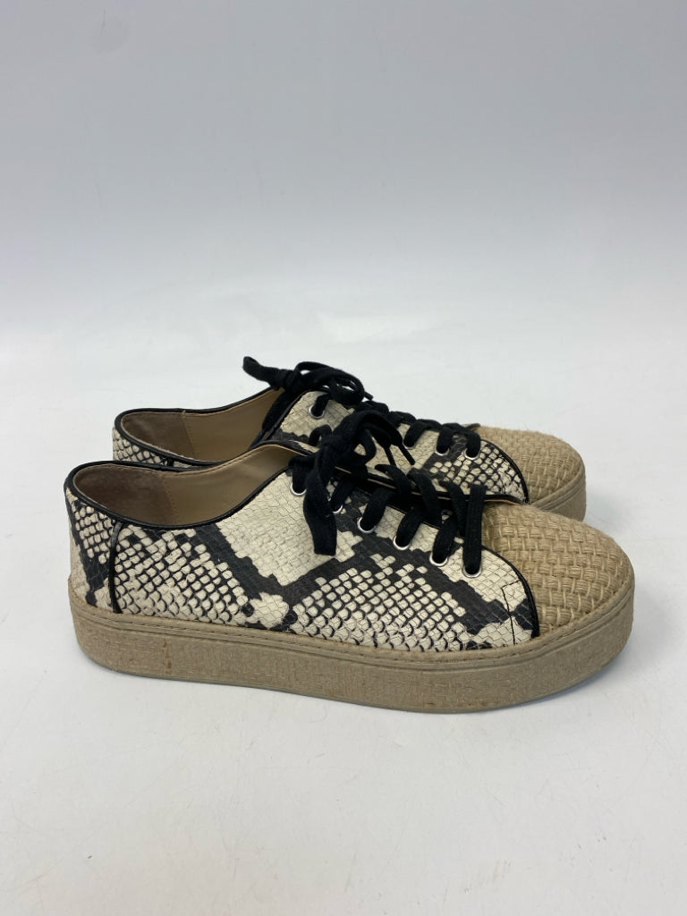 VINCE CAMUTO  Size 9 Tan Brown Snakeprint Sneakers
