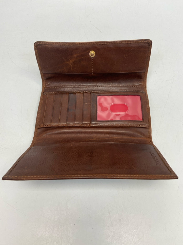 Dooney &amp; Bourke Dark Brown Stitching Wallet