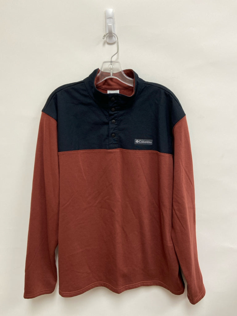 Columbia Size L Rust Black Men&