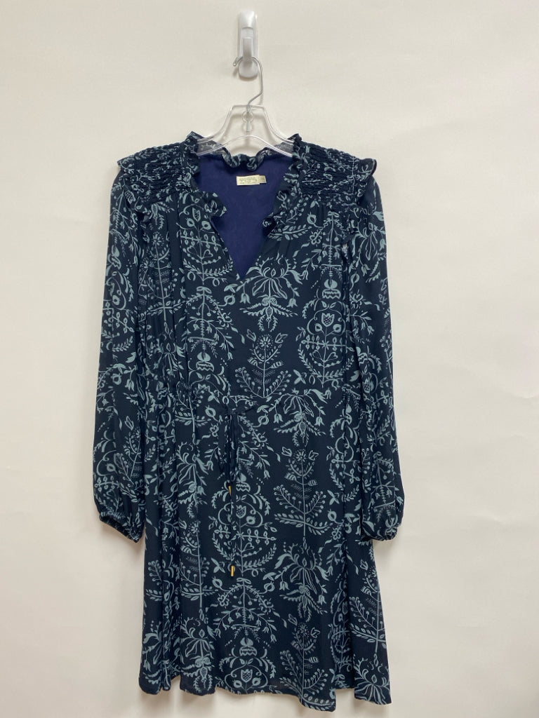 Spartina Size XS Dark Navy Dusty Blue Floral Ladies Dress