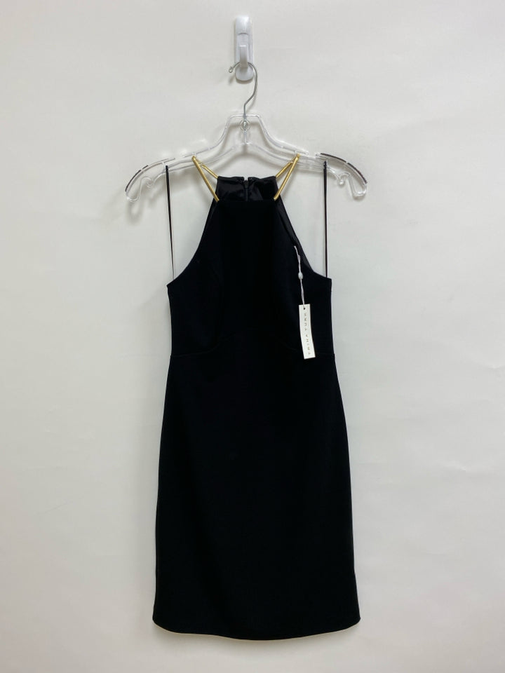 NWT Trina Turk Size 0 Black Halter Ladies Dress