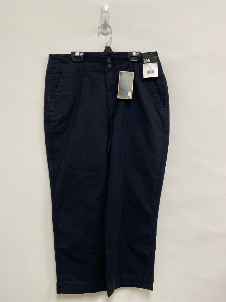 NWT Lee Size 8 Black Ladies Capri