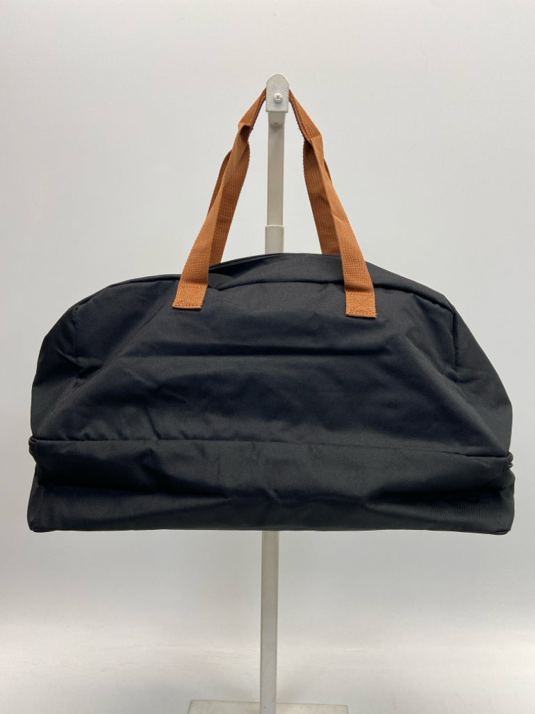 Black Brown Duffle Bag