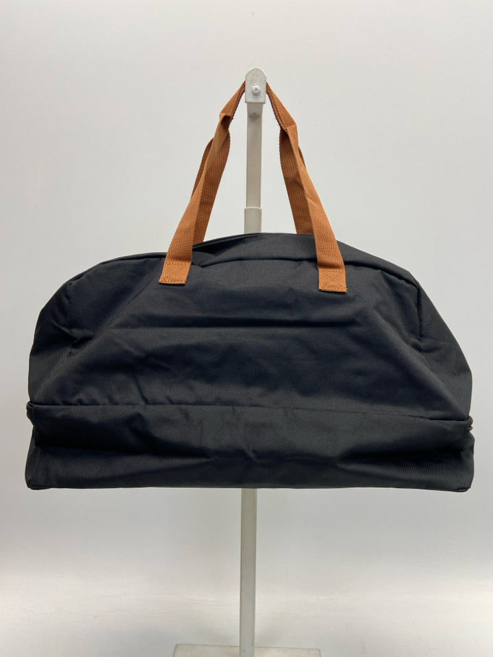 Black Brown Duffle Bag