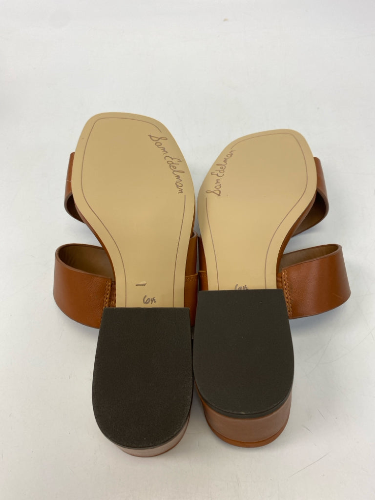 NWOT Sam Edelman  Size 6.5 Brown Sandals