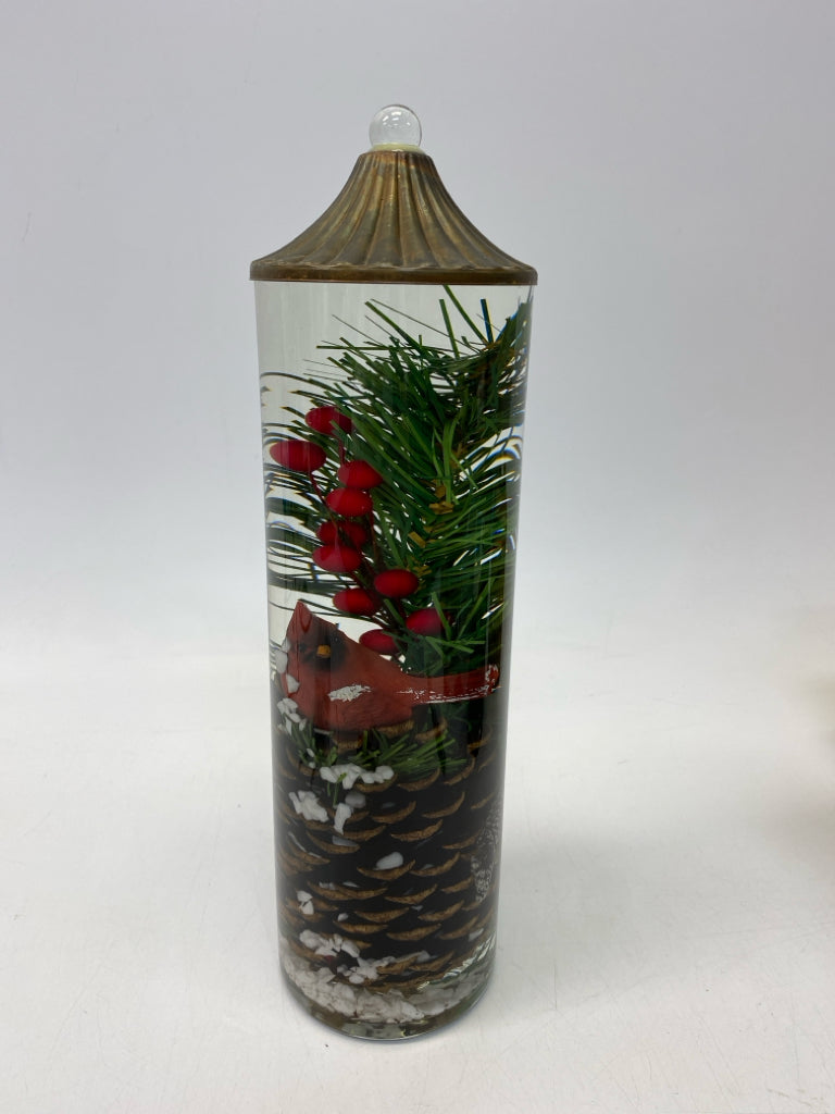Red Green/Multi Cardinal Christmas