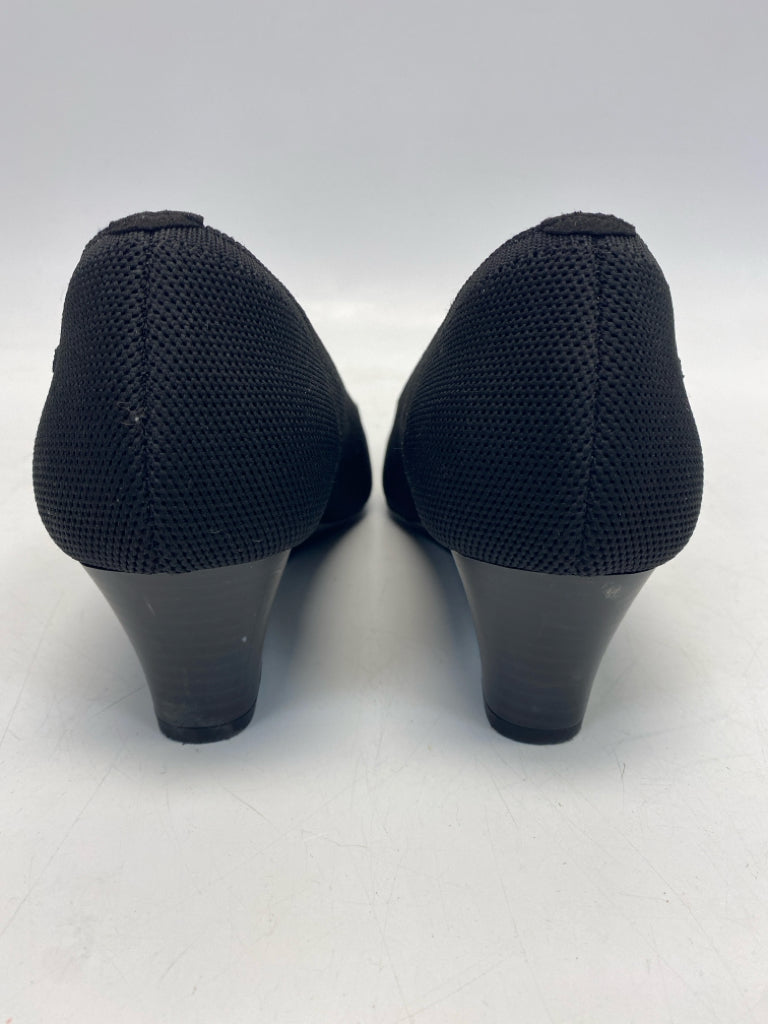 Vivaia EU Shoe Size 39.5 Black Fabric Heels