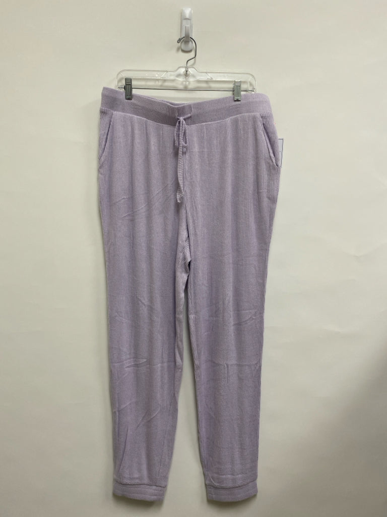 NWT love FIRE Size XL Lavender Ribbed Knit Ladies Pajama Pant