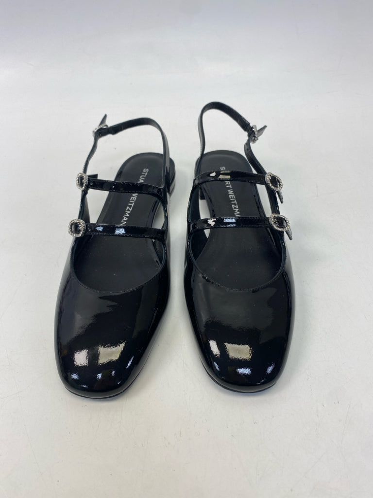 Stuart Weitzman US Shoe Size 9 Black Patent Flats