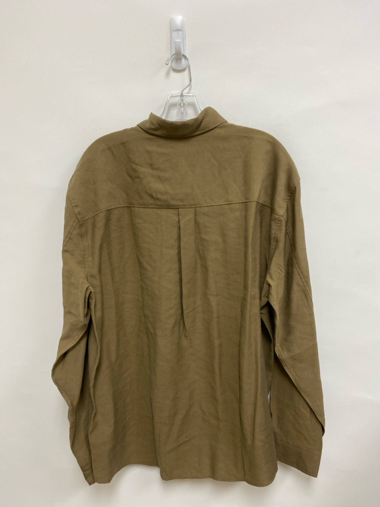 NWT Mavi Brand Size XL Brown Button Up Men&