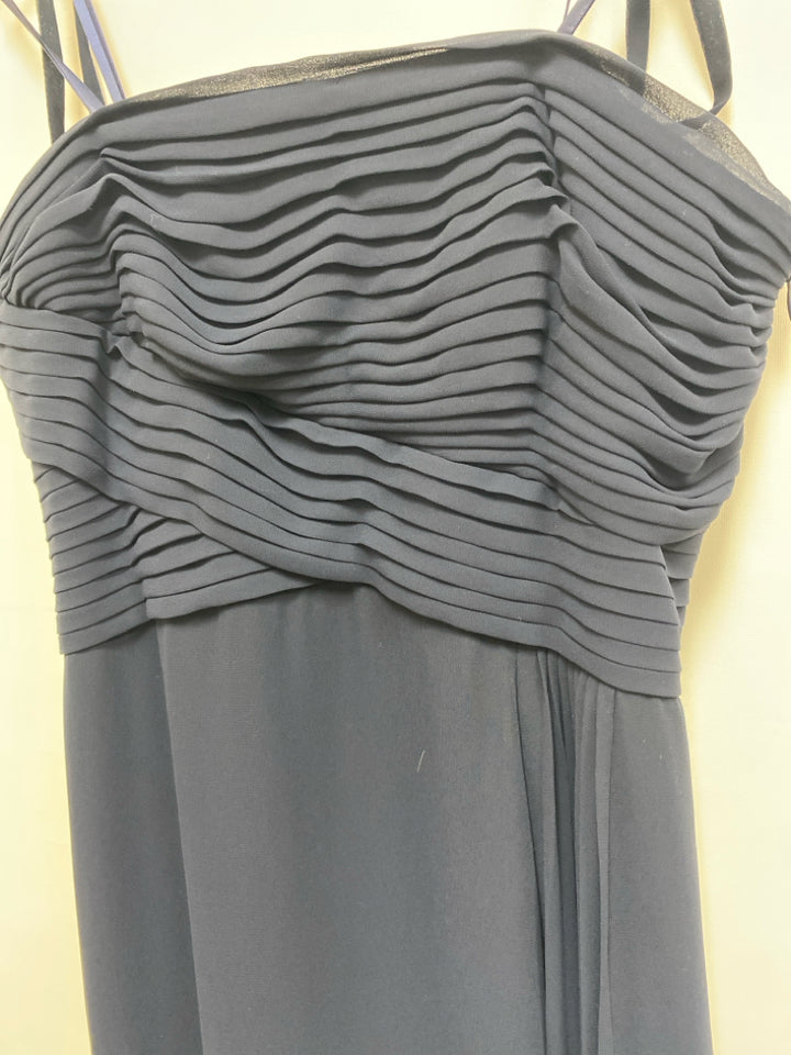 Ralph Lauren Size 8 Navy Maxi Ladies Dress