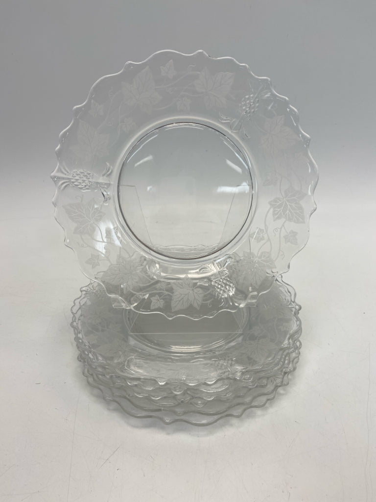 Heisey Clear Frosted Glass Plate (s)