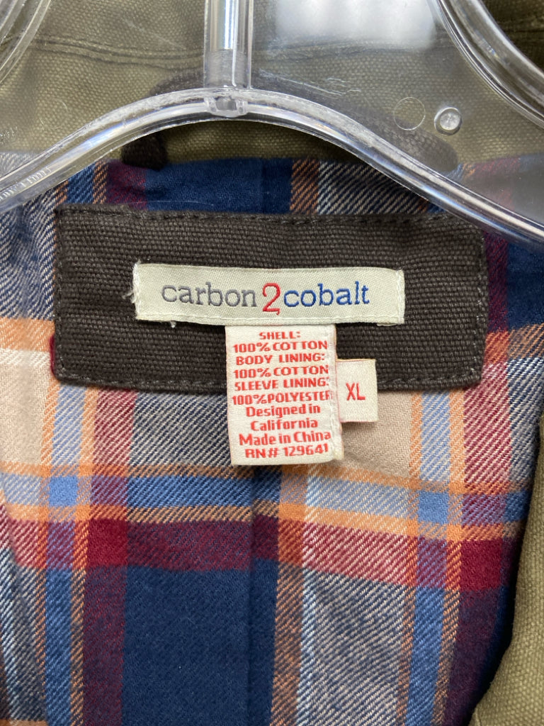 carbon2cobalt Size XL Olive Green Men&