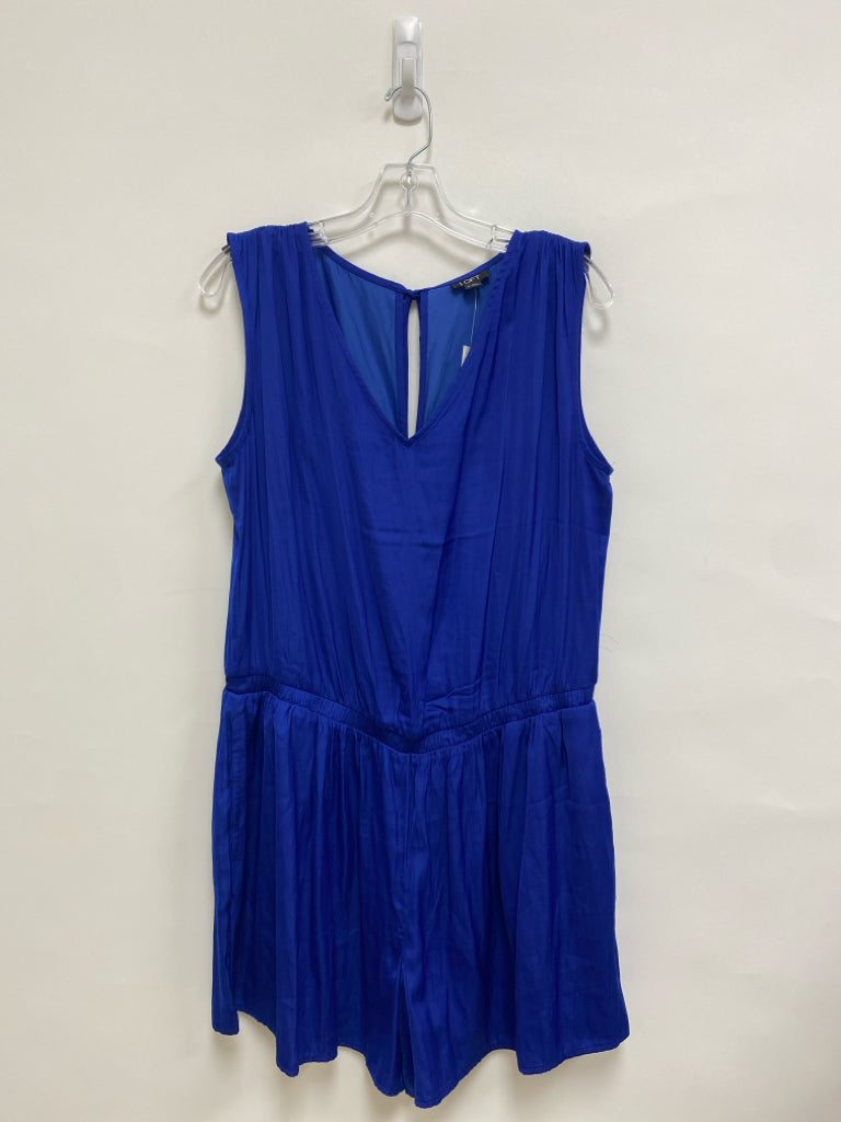 NWT LOFT Size M Blue Sleeveless Ladies Romper