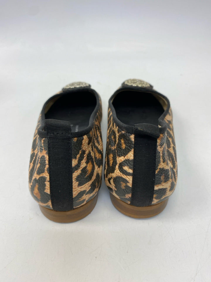 Brighton  Size 7 Brown Black Animal Print Flats