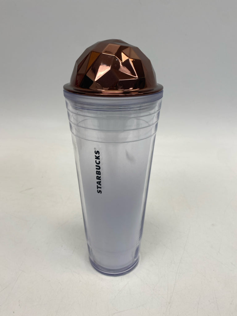 Starbucks Clear Bronze Tumbler