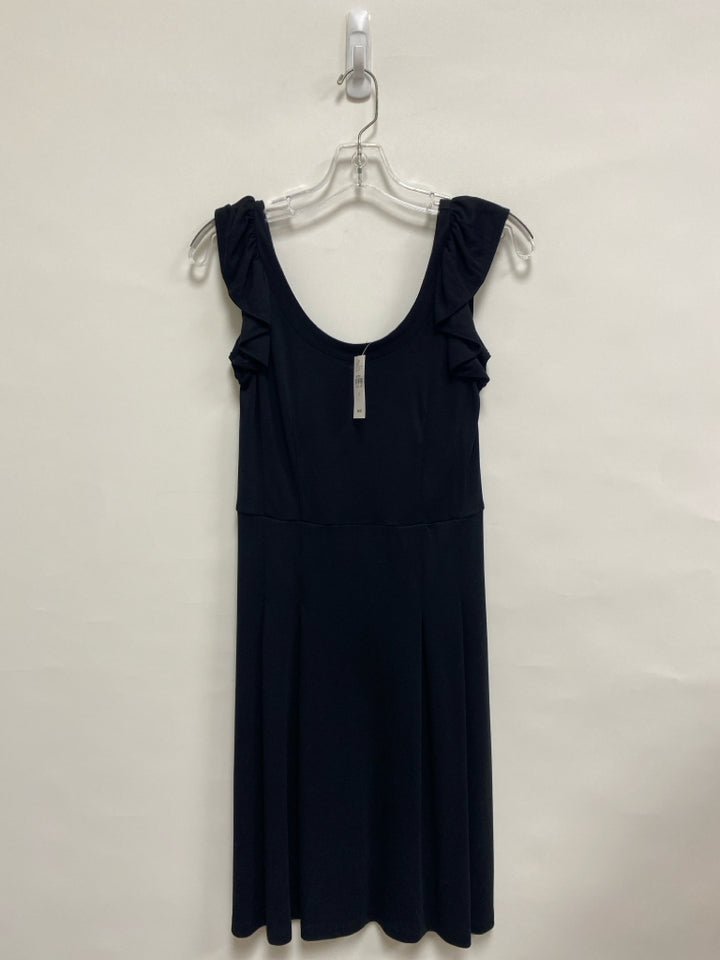 NWT LOFT Size 0 Black Ruffles Sleeveless Ladies Dress