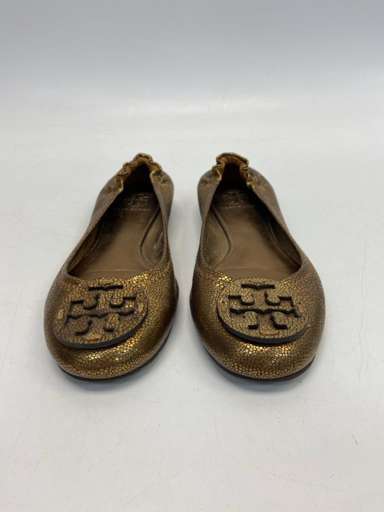 Tory Burch  Size 7 Bronze Metallic Flats