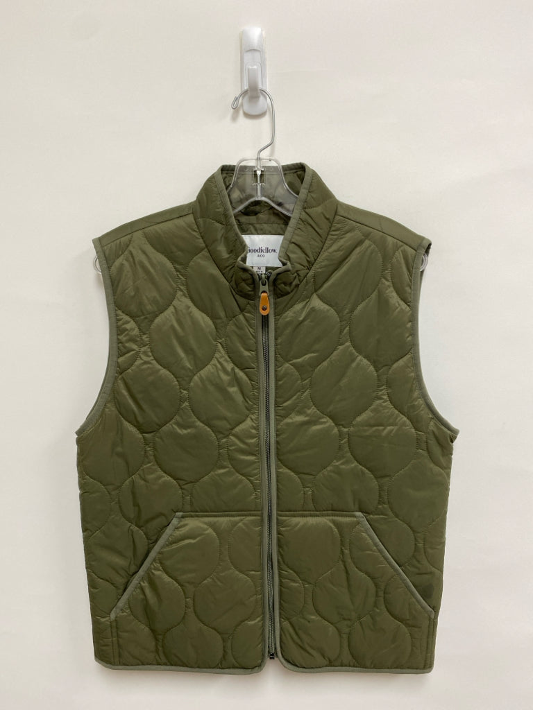 Goodfellow &amp; Co. Size M Olive Green Zip Down Quilted Men&