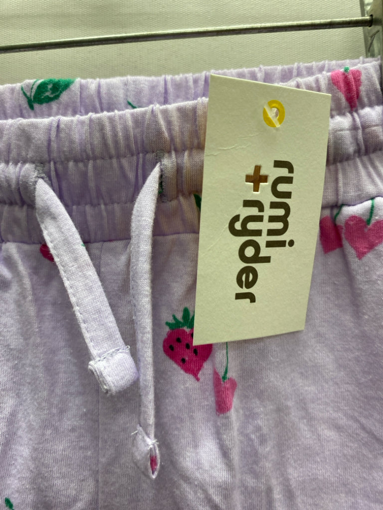 NWT rumi + ryder SIZE 8/10 Lavender Pink Strawberry Pull-on Girl&