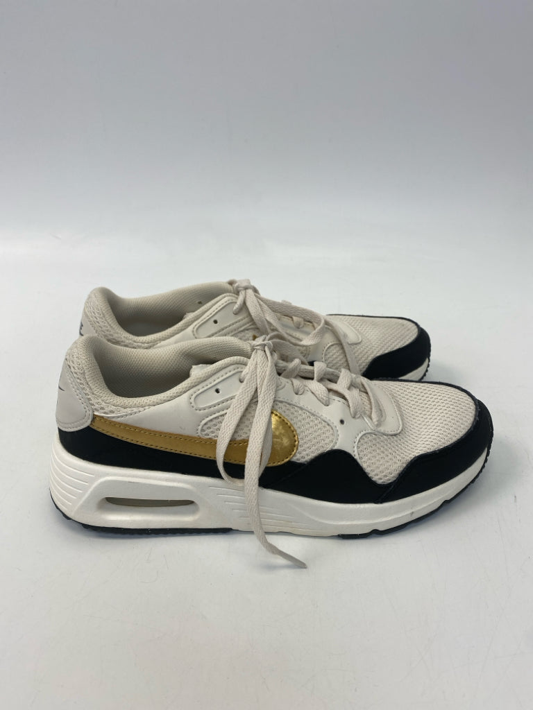 Nike  Size 8.5 Wht/blk Brown Lace-up Sneakers