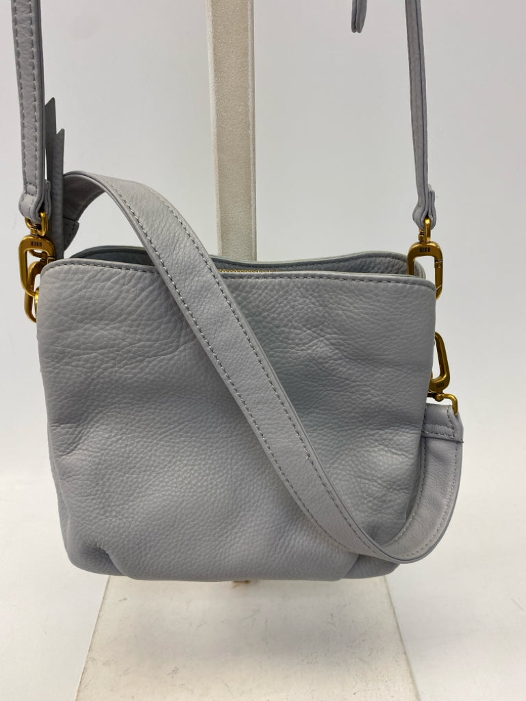 Hobo Gray Leather Handbag