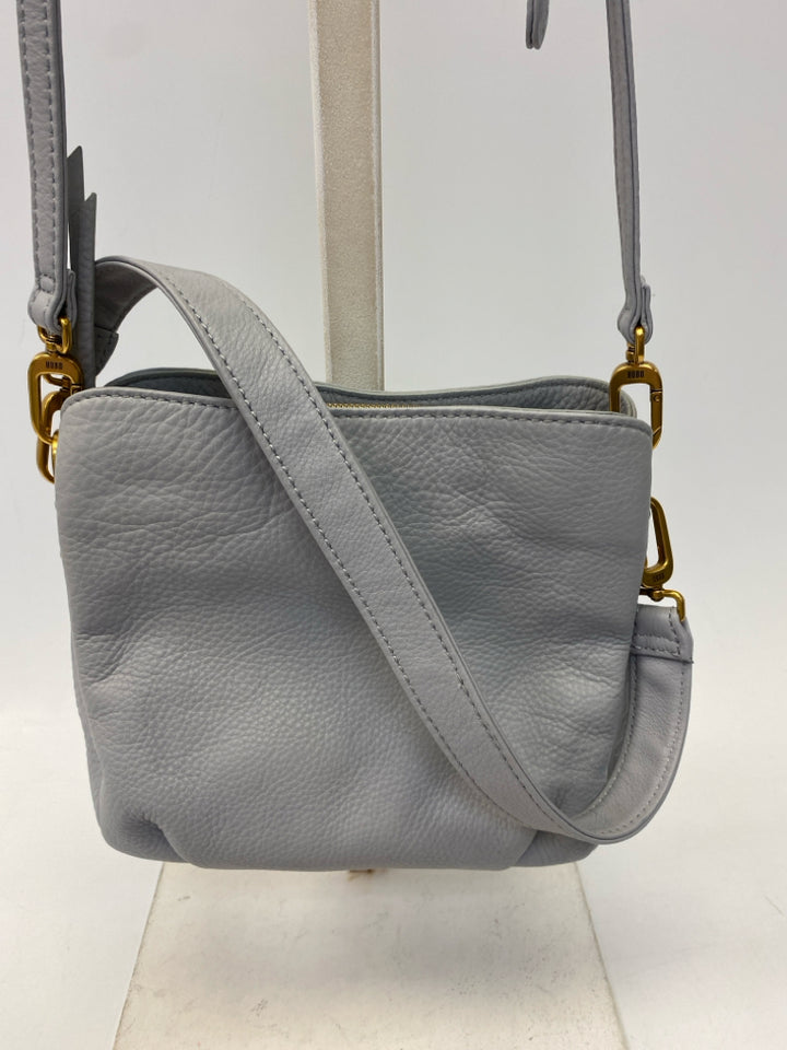 Hobo Gray Leather Handbag