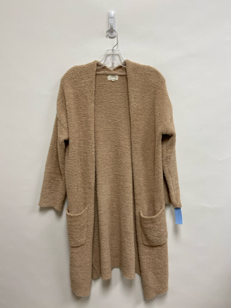 THREAD+SUPPLY Size M Beige Fuzzy Duster Ladies Sweater