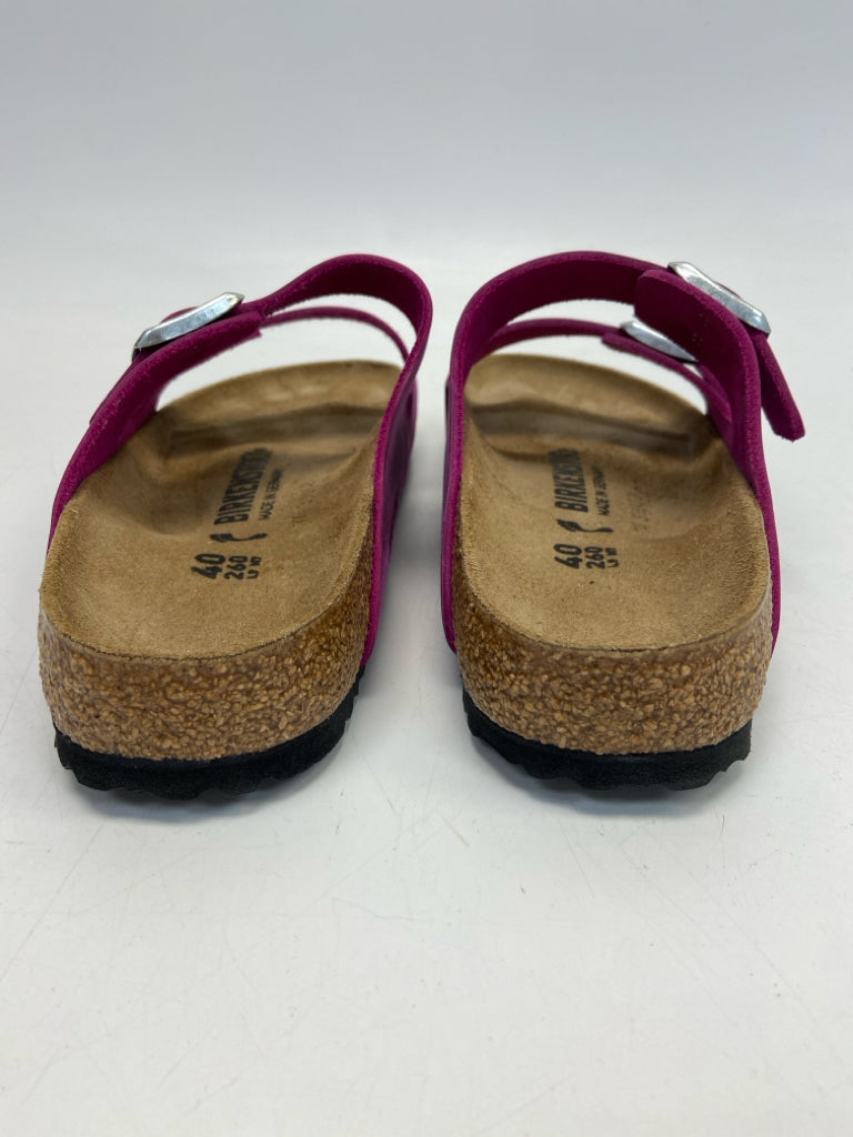 NWOT Birkenstock  Size 9 Fuchsia Leather Sandals