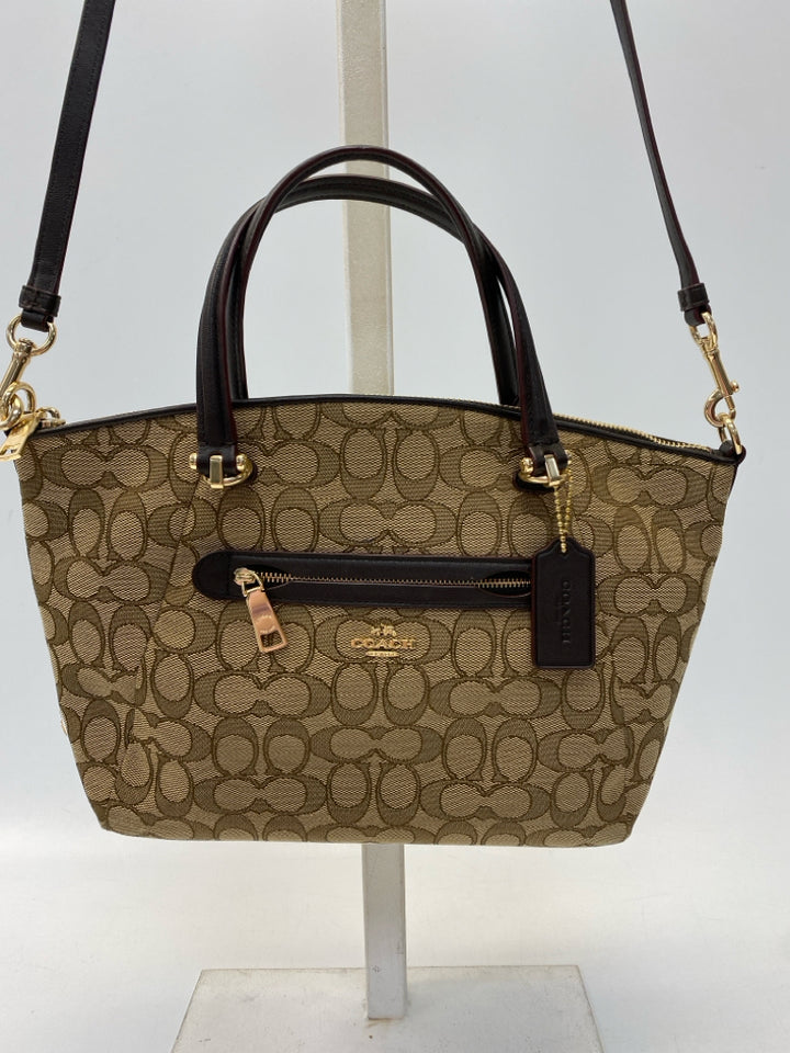 Coach Tan Prairie Convertible Satchel 58875