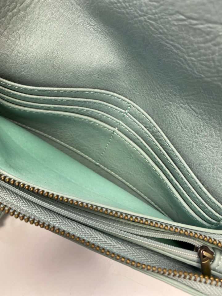 Joy Susan Pale Aqua Crossbody